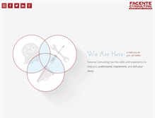 Tablet Screenshot of facenteconsulting.com